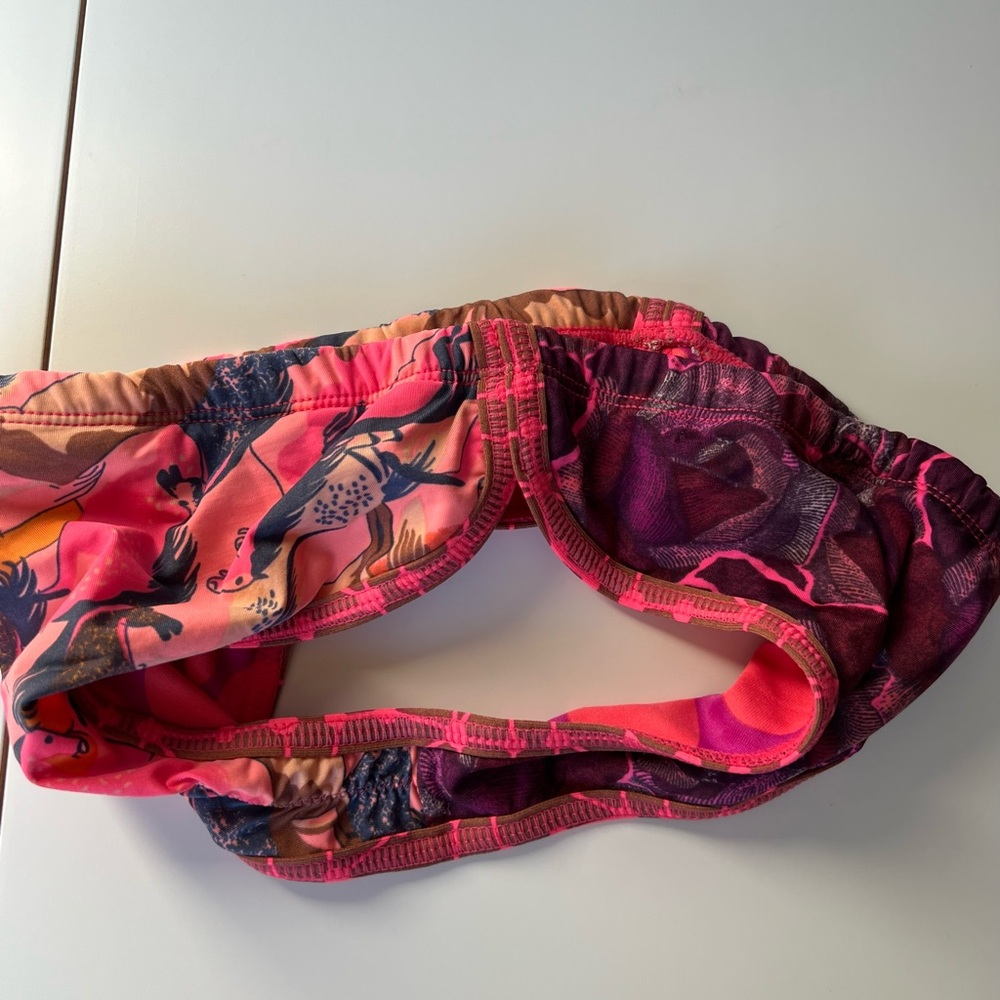 NWOT Maaji Ruched Cheeky Pink Floral Bikini Bottoms - Picture 7 of 7
